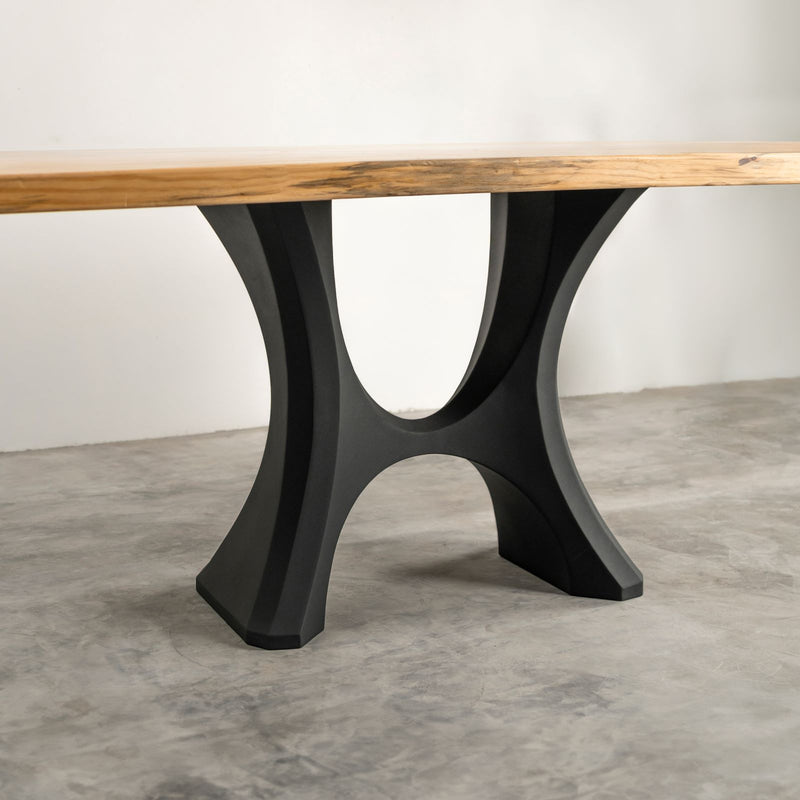 Fixed Table Base Table Base 322 Haru 28H DIY Metal Furniture Legs - Flowyline