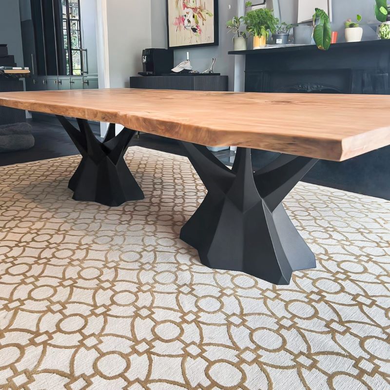 Table Base 324 Kruna 28H for Woodworking Live Edge Top dining table base only dining table base table base only modern dining table base