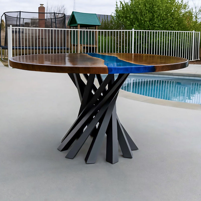 Table Base 325 Filar 28H DIY Metal Legs Furniture - Flowyline