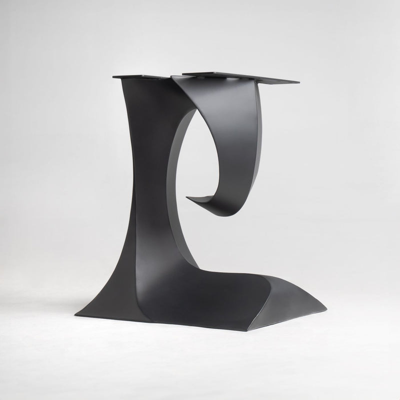 Table Base 326 Crest 28H Modern Metal Dining Furniture; round glass dining table base; wooden dining table base for glass top; glass table pedestal base;