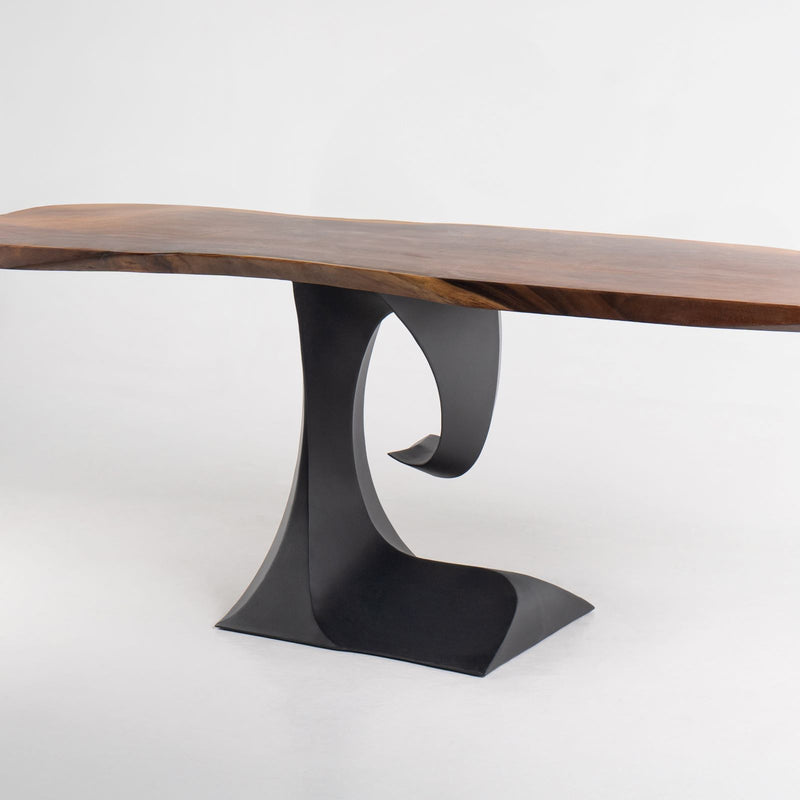 Table Base 326 Crest 28H Modern Metal Dining Furniture; decorative metal table base; rectangle dining table base; rectangular dining table base;
