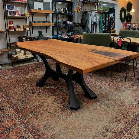 Table Base 328 Flutter 28H Heavy-Duty Metal Furniture Legs; turned table base; wood table base for marble top; double pedestal table base; etsy table base; table base pedestal; pedestal table base wood;
