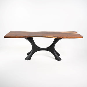 Table Base 328 Flutter 28H Heavy-Duty Metal Furniture for Modern Style; wooden table base for granite top; wood table base for granite top; table base kits; wood table base kits; pedastal table base; table base for stone top;
