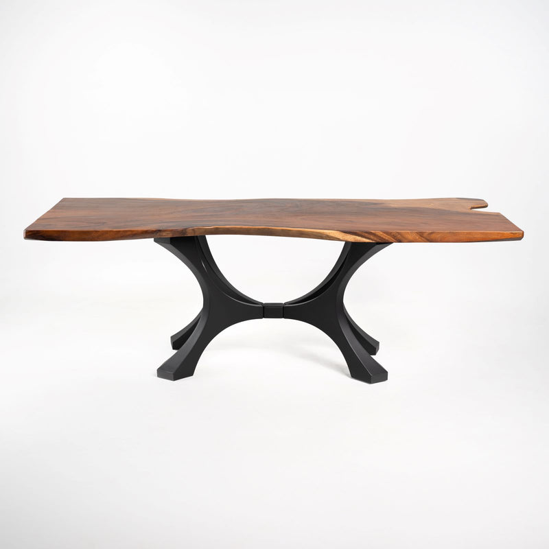 Table Base 328 Flutter 28H Heavy-Duty Metal Furniture for Modern Style; wooden table base for granite top; wood table base for granite top; table base kits; wood table base kits; pedastal table base; table base for stone top;