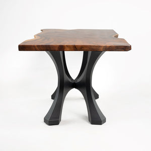 Table Base 328 Flutter 28H Heavy-Duty Metal Furniture Legs; turned table base; wood table base for marble top; double pedestal table base; etsy table base; table base pedestal; pedestal table base wood;