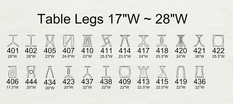 Metal Table Legs - 417 Xavier - 24W, 28H inch - Set of 2 pcs metal legs desk legs; flowyline; home decor; computer table legs; outdoor furniture 2