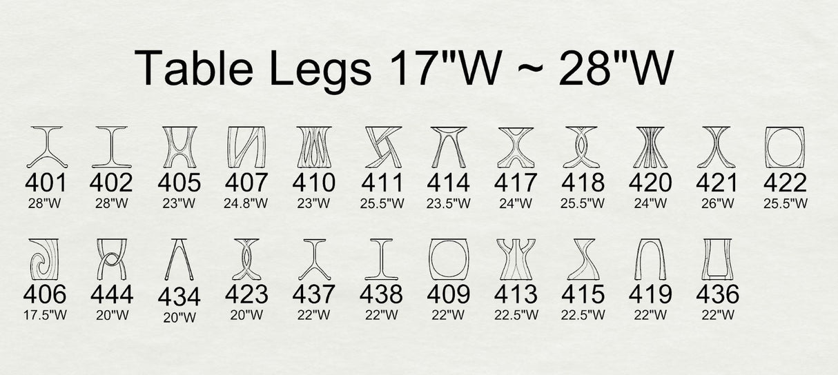 Furniture Legs 405 Haru 28H Modern Metal Dining Table Legs - Set of 2 pcs table legs modern desk live edge table legs industrial wood dining table office desk iron wood table legs sofa large dining table industrial & rustic style heavy duty