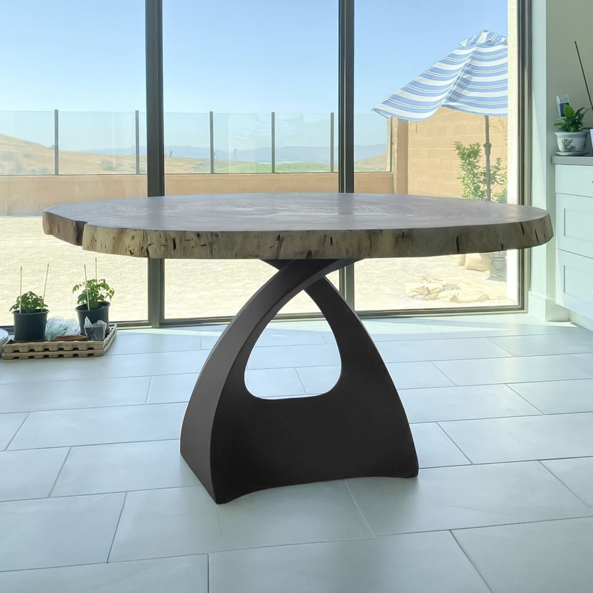 Metal Table Base 316 Tulipe dining table base tulip Pedestal table Base wooden metal diy table base farmhouse table legs wood table base home and living industrial and rustic style heavy duty