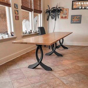Furniture Legs 423 Curva 28H DIY Modern Dining Table Legs metal legs for table industrial table legs table legs for sale modern metal table legs metal table legs for sale industrial metal table legs iron legs for table