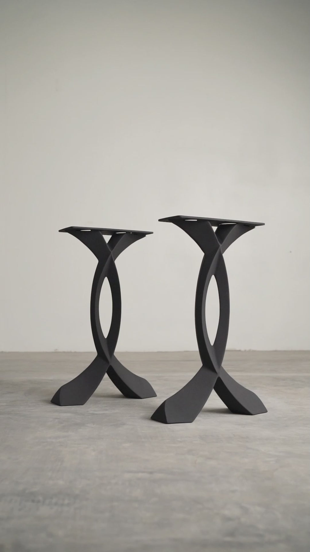 End Table Legs 219 Curva 20H Mid-Century Modern Style Steel Furniture; round end table with metal legs; legs for end table; end table legs unfinished; black metal end table legs; square vintage teak end table with two drawers brass handles black legs;