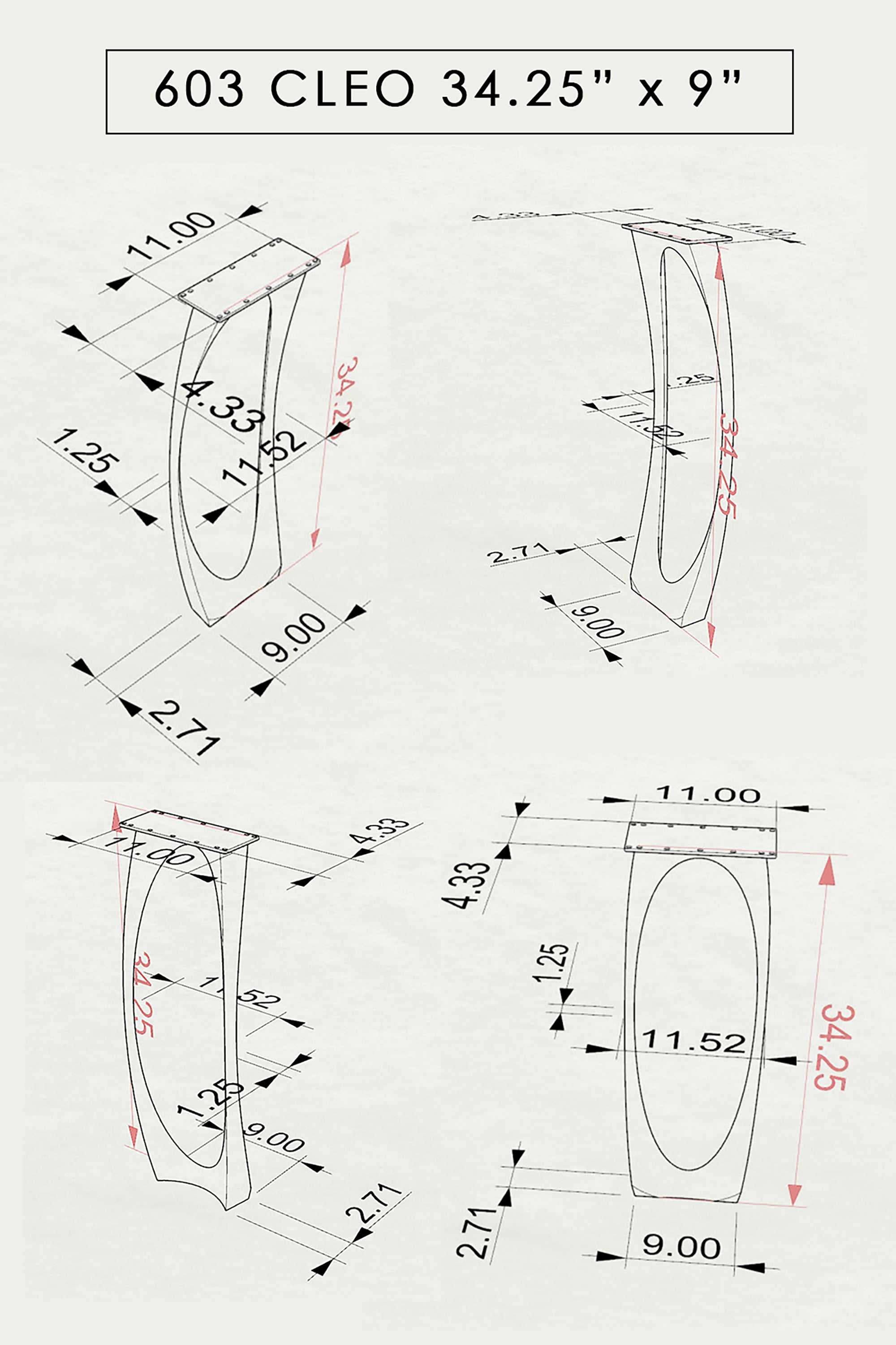 0229×kano - flow line table short - 0229×kano - flow line table short - Metal Coffee Table Legs