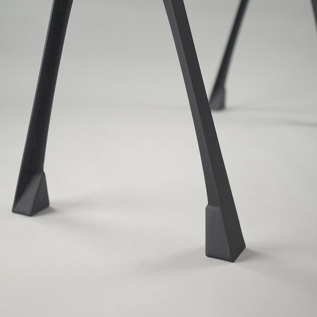 Metal Table Legs - 434 Arlo - 22W, 28H inch - Set of 2 pcs metal table legs furniture dining table kitchen and dining woodwork iron live edge wood sofa hallway table office desk flowyline design industrial & rustic style heavy duty