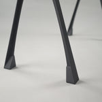 Metal Table Legs - 434 Arlo - 22W, 28H inch - Set of 2 pcs metal table legs furniture dining table kitchen and dining woodwork iron live edge wood sofa hallway table office desk flowyline design industrial & rustic style heavy duty