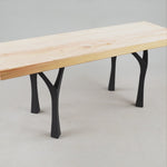 Bench Legs 118 Faras 16H Modern Steel Furniture Flowyline Design Coffee Table Base for DIY furniture dining home decor epoxy woodworkbench legs coffee table outdoor furniture metal Small Coffee Table cabinet legs epoxy mold c channel hair pin legs walnut legs tapered upholstered metal legs for bench