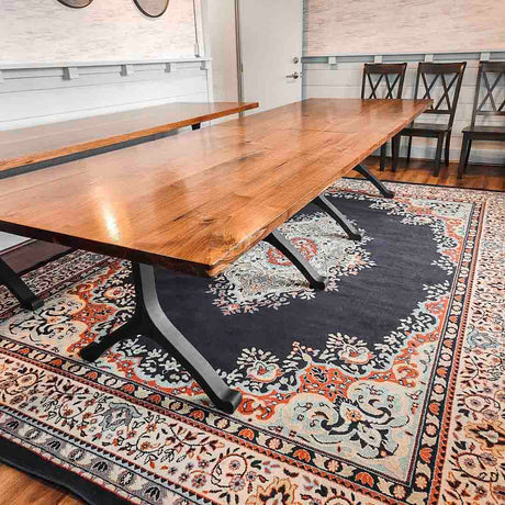 Metal Table Legs - 401 Wishbone - 28W, 28H inch - Set of 2 pcs metal table legs steel table dining table Wishbone steel Furniture legs trestle table live edge dining entryway desk legsflowyline design office desk industrial & rustic style heavy duty