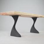 Bench Legs 122 Botas - 16H inch - Set of 2 pcs of FlowyLine Design Coffee Table Base for DIY furniture dining home decor epoxy woodworktable legs steel table bench legs coffee table farmhouse outdoor furniture metal coffee table woodwork industrial narrow wood bench bench for entryway x bench legs
