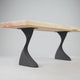 Bench Legs 122 Botas - 16H inch - Set of 2 pcs of FlowyLine Design Coffee Table Base for DIY furniture dining home decor epoxy woodworktable legs steel table bench legs coffee table farmhouse outdoor furniture metal coffee table woodwork industrial narrow wood bench bench for entryway x bench legs