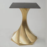 Gold Table Base 311 Lithe 28H Handmade Brass Metal table base metal table bases table base only dining table base metal base for dining table table pedestal base metal metal base dining table heavy duty table base