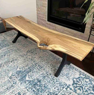 Bench Legs 101 Wishbone - 14W, 16H inch - Set of 2 pcs of FlowyLine Design Coffee Table Base for DIY furniture dining home decor epoxy woodworkmetal table legs bench legs modern coffee table outdoor bench dining bench steel table base woodworking industrial legs bench for entryway narrow wood bench metal legs for bench