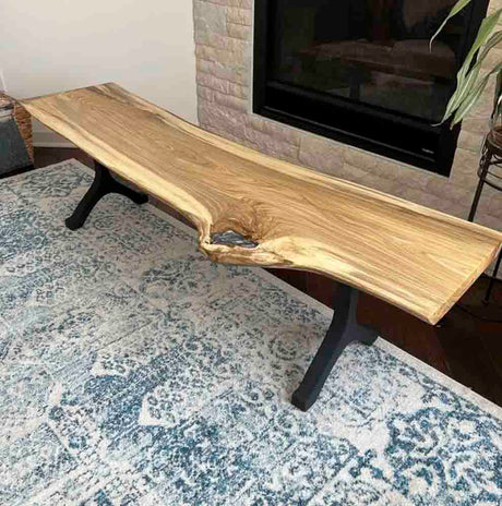 Bench Legs 101 Wishbone - 14W, 16H inch - Set of 2 pcs of FlowyLine Design Coffee Table Base for DIY furniture dining home decor epoxy woodworkmetal table legs bench legs modern coffee table outdoor bench dining bench steel table base woodworking industrial legs bench for entryway narrow wood bench metal legs for bench