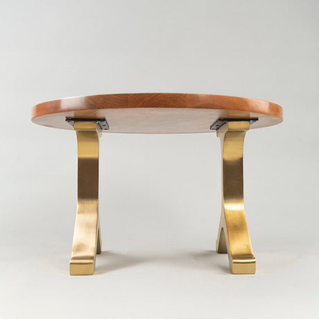 Gold Bench Legs 112 Wishbone 16H inch for Live Edge Tabletop gold table legs gold dining table legs gold coffee table legs gold metal table legs brushed gold table legs table legs gold gold legs for table