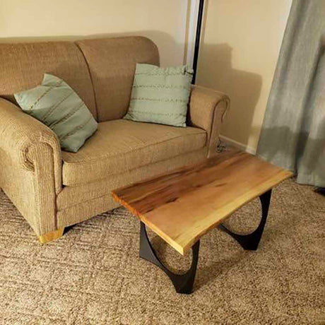 Bench Legs 110 Oria 16H for Woodworking, Live Edge Tabletop Coffee Table Base for DIY furniture dining home decor epoxy woodworkbench legs flowyline legs modern coffee table metal side table kitchen table legs set of bench legs trapezoid c bench frame hair pin legs walnut legs tapered