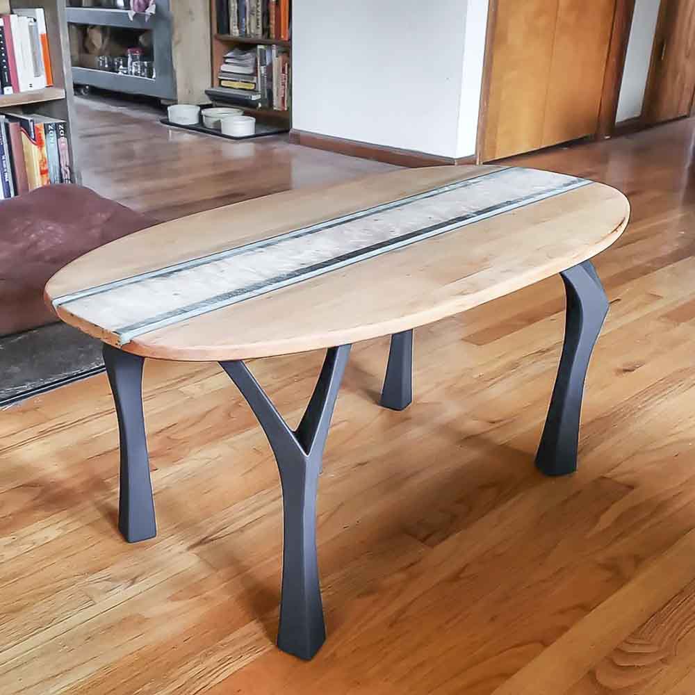 Bench Legs 118 Faras 16H Modern Steel Furniture Flowyline Design Coffee Table Base for DIY furniture dining home decor epoxy woodworkbench legs coffee table outdoor furniture metal Small Coffee Table cabinet legs epoxy mold c channel hair pin legs walnut legs tapered upholstered metal legs for bench