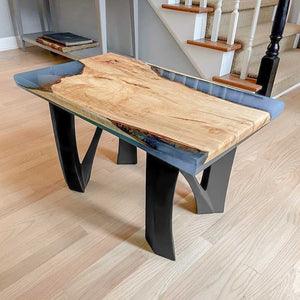 Bench Legs 104 Norah 16H Metal DIY Design Flowyline Design for DIY furniture dining home decor epoxy woodworktable legs bench round dining table steel table legs metal coffee table handmade furniture bench base narrow wood bench bench for entryway metal legs for bench
