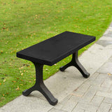 black steel legs for rustic wood table top