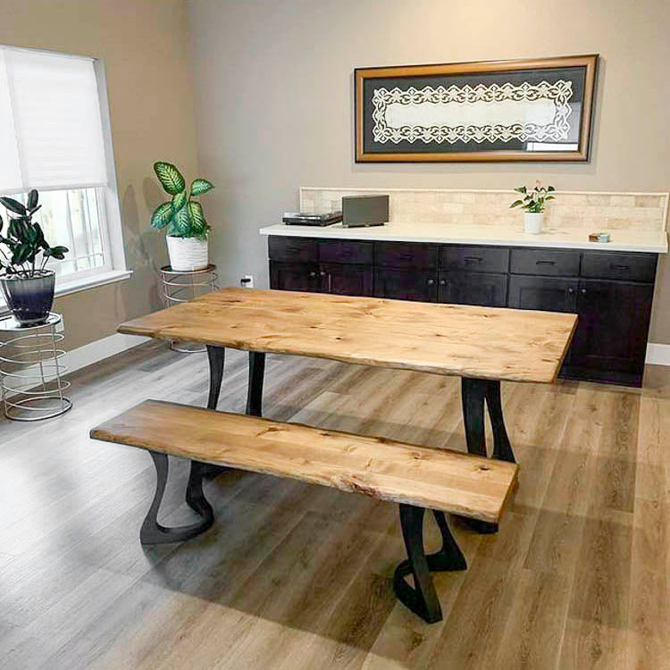 Bench Legs 117 Uzar 16H for Woodworking, Live Edge Tabletop Flowyline Design Coffee Table Base for DIY furniture dining home decor epoxy woodworkbench steel table legs farmhouse outdoor bench metal coffee table round stool legs modern desk small bench charcuterie narrow wood bench modern metal legs for bench