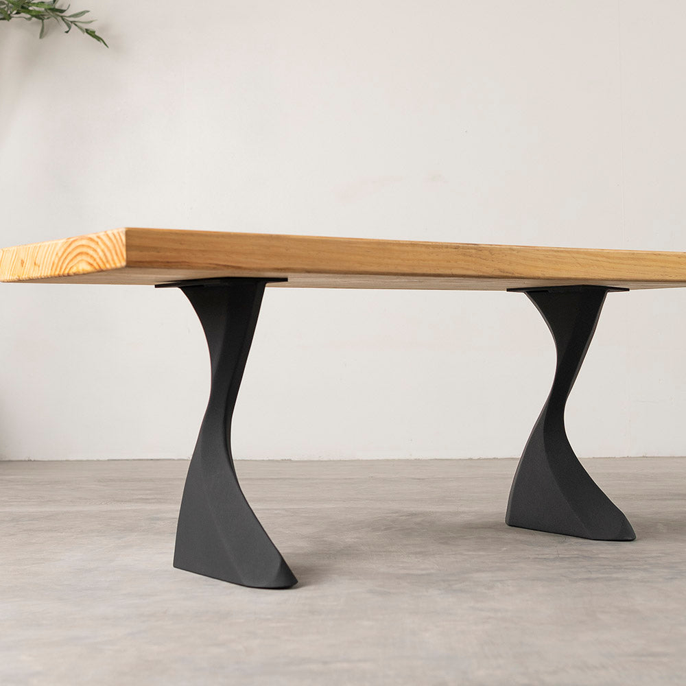 Bench Legs 122 Botas - 16H inch - Set of 2 pcs of FlowyLine Coffee Table Base for DIY furniture dining home decor epoxy woodworktable legs steel table bench legs coffee table farmhouse outdoor furniture metal coffee table woodwork industrial narrow wood bench bench for entryway x bench legs