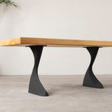 Bench Legs 122 Botas - 16H inch - Set of 2 pcs of FlowyLine Coffee Table Base for DIY furniture dining home decor epoxy woodworktable legs steel table bench legs coffee table farmhouse outdoor furniture metal coffee table woodwork industrial narrow wood bench bench for entryway x bench legs