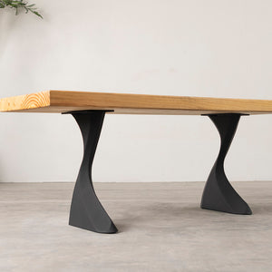 Bench Legs 122 Botas - 16H inch - Set of 2 pcs of FlowyLine Coffee Table Base for DIY furniture dining home decor epoxy woodworktable legs steel table bench legs coffee table farmhouse outdoor furniture metal coffee table woodwork industrial narrow wood bench bench for entryway x bench legs