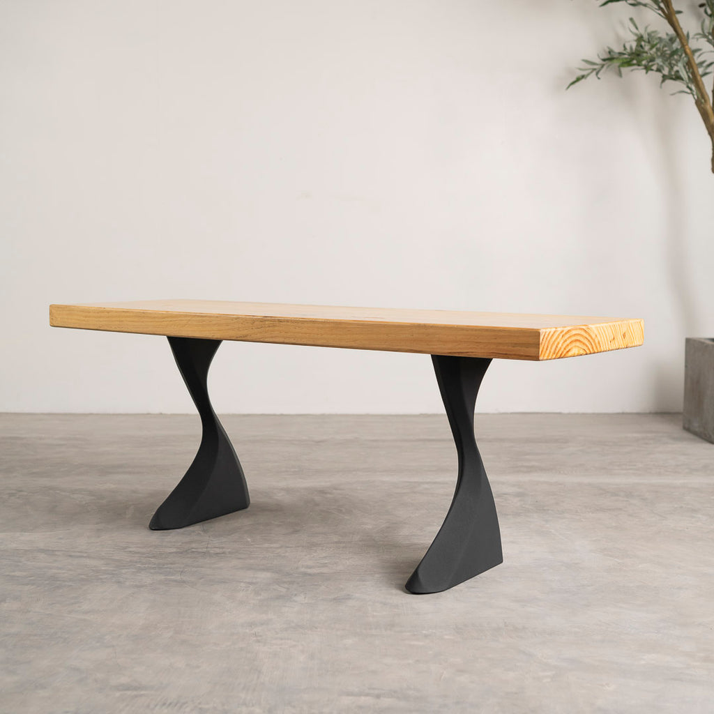 Table Bench Legs Bench Legs 122 Botas 16H Minimalist Metal Furniture - Flowyline
