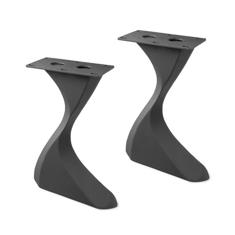 Bench Legs 122 Botas - 16H inch - Set of 2 pcs of FlowyLine Design Coffee Table Base for DIY furniture dining home decor epoxy woodworktable legs steel table bench legs coffee table farmhouse outdoor furniture metal coffee table woodwork industrial narrow wood bench bench for entryway x bench legs