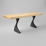 Bench Legs 122 Botas - 16H inch - Set of 2 pcs of FlowyLine Design Coffee Table Base for DIY furniture dining home decor epoxy woodworktable legs steel table bench legs coffee table farmhouse outdoor furniture metal coffee table woodwork industrial narrow wood bench bench for entryway x bench legs