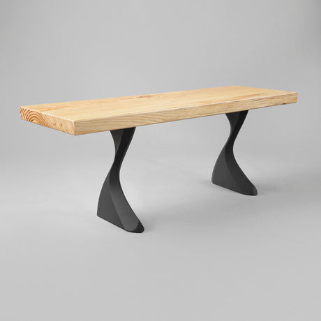 Bench Legs 122 Botas - 16H inch - Set of 2 pcs of FlowyLine Design Coffee Table Base for DIY furniture dining home decor epoxy woodworktable legs steel table bench legs coffee table farmhouse outdoor furniture metal coffee table woodwork industrial narrow wood bench bench for entryway x bench legs