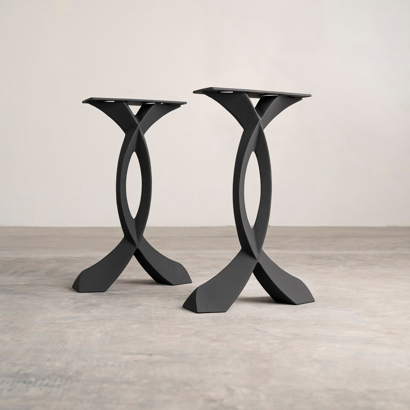 End Table Legs 219 Curva 20H Mid-Century Modern Style Design