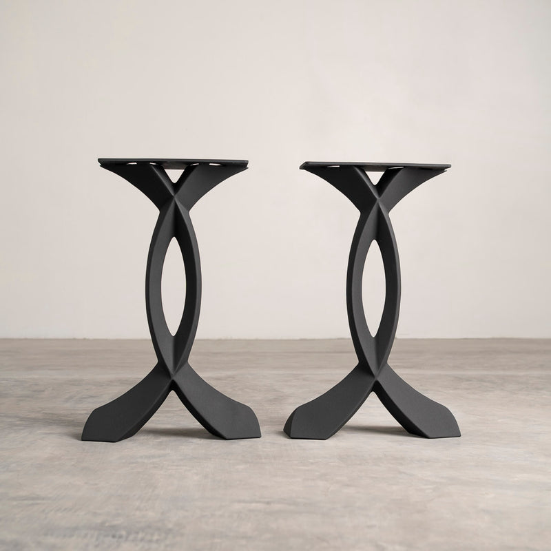 End Table Legs 219 Curva 20H Mid-Century Modern Style
