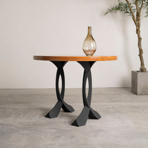 End Table Legs 219 Curva 20H Mid-Century Modern Style Home Decor; hair pin legs for end table; end table wooden legs; solid oak end table curved legs; round gray end table with mirror legs; round end table with turned legs;