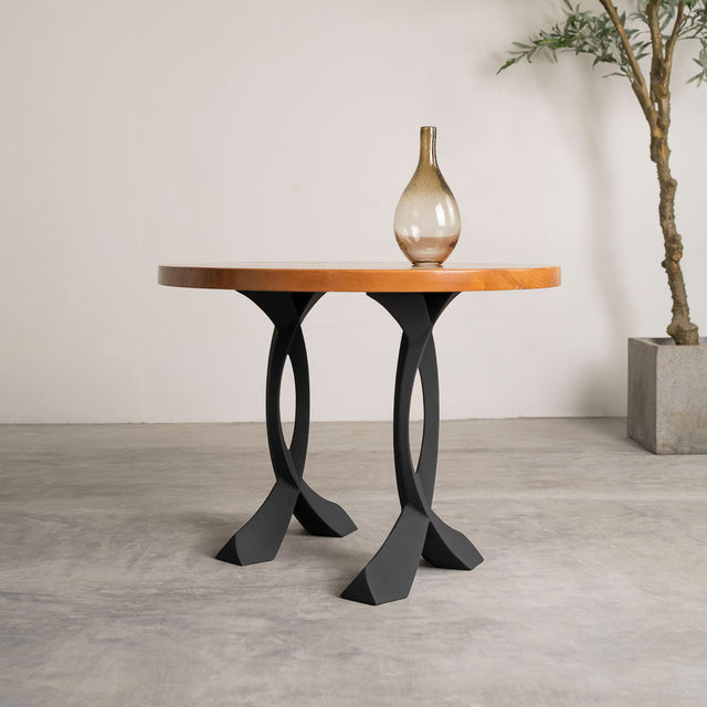 End Table Legs 219 Curva 20H Mid-Century Modern Style Home Decor; hair pin legs for end table; end table wooden legs; solid oak end table curved legs; round gray end table with mirror legs; round end table with turned legs;