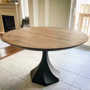 Metal Table Base - 311 Uzar - 21, 21, 28H inch table legs table base furniture legs mid century modern base for table top pedestal table base Round dining and kitchen side table Round Dining Base living room glass table base home and living industrial and rustic style heavy duty