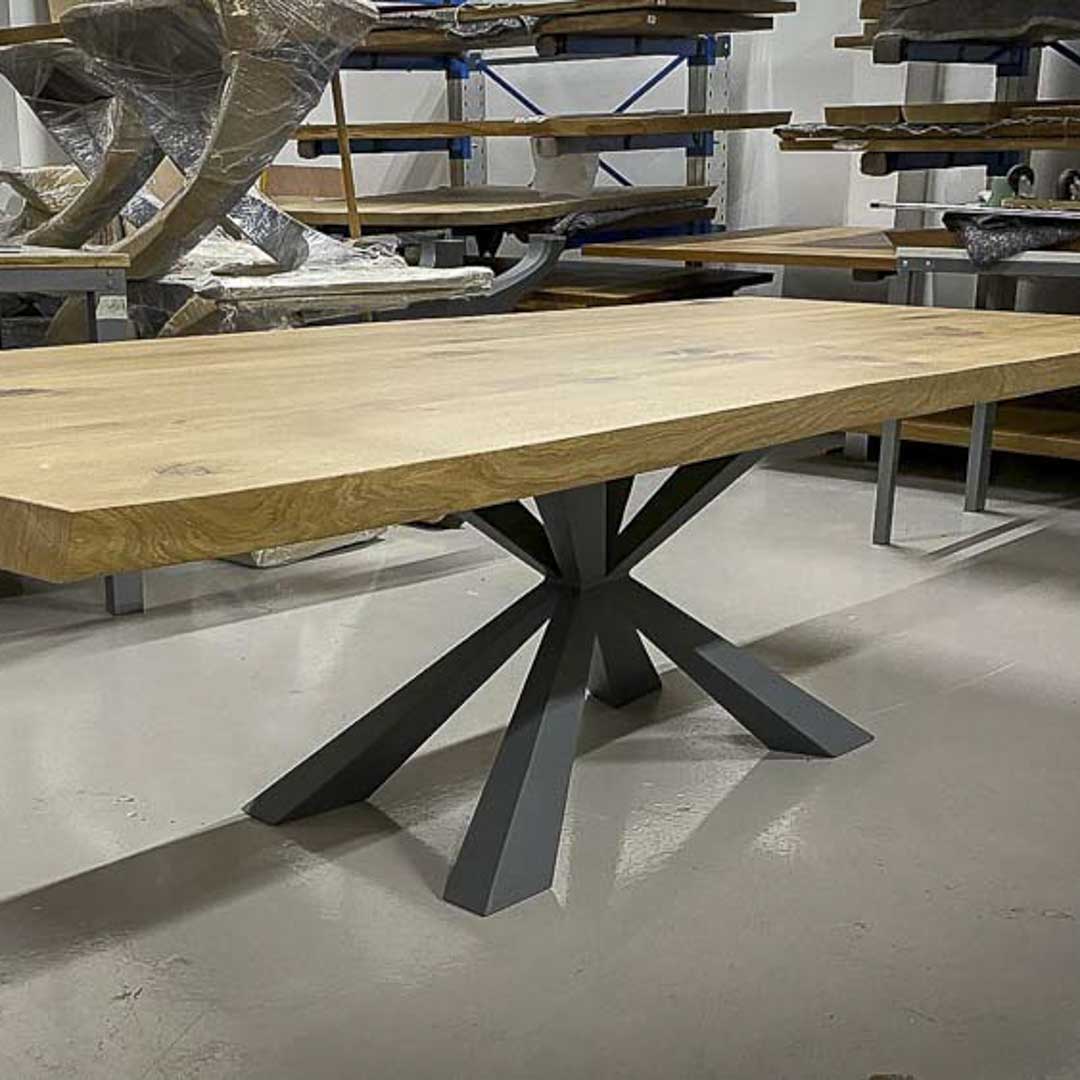 Metal Table Base - 313 Summa - 43, 20, 28H inch dining table base coffee Pedestal base base for table top tulip table base steel side table granite iron trestle table base home and living industrial and rustic style heavy duty