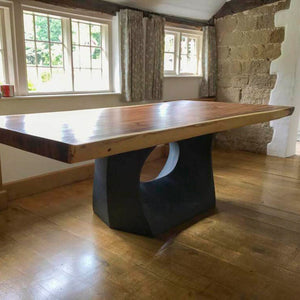Metal Table Base - 308 Odila - 39, 23, 28H inch table legs table base wood desk trestle table Pedestal table Base round dining table steel table base granite iron trestle glass table base home and living industrial and rustic style heavy duty