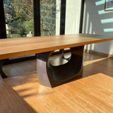 Metal Table Base - 308 Odila - 39, 23, 28H inch table legs table base wood desk trestle table Pedestal table Base round dining table steel table base granite iron trestle glass table base home and living industrial and rustic style heavy duty