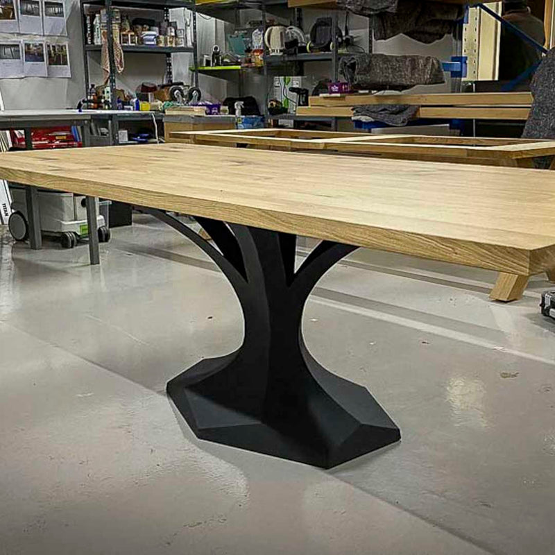 Metal Table Base - 304 Dentro - 31, 22, 28H inch table base table legs tulip table base for table top pedestal base furniture legs steel table base handmade furniture oval dining table Glass Table Base trestle table base home and living industrial and rustic style heavy duty