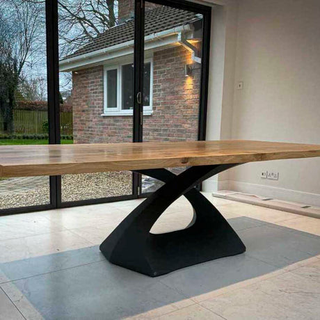 Metal Table Base - 307 Tulipe - 28H inch dining table base metal table base table legs mid century modern Mid Century round dining table furniture legs desk oval pedestal table Kitchen and Dining Pedestal Table Base home and living industrial and rustic style heavy duty
