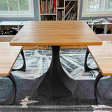 Metal Table Base - 311 Uzar - 21, 21, 28H inch table legs table base furniture legs mid century modern base for table top pedestal table base Round dining and kitchen side table Round Dining Base living room glass table base home and living industrial and rustic style heavy duty