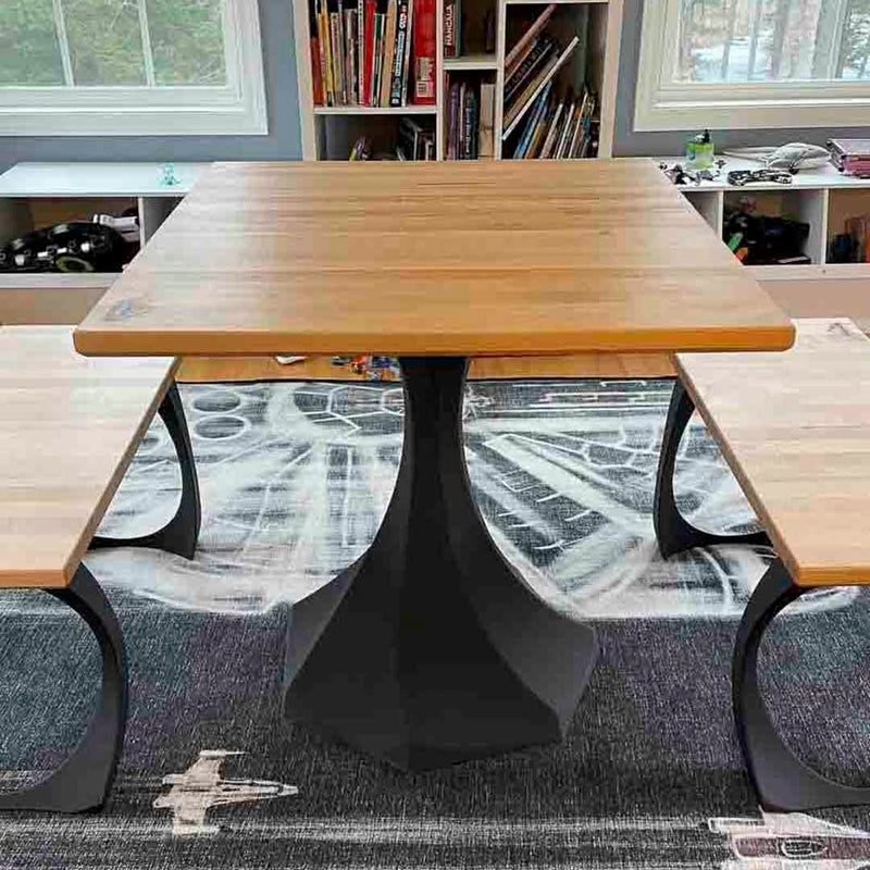 Table Base 311 Lithe for Dining Table Top - Flowyline Design