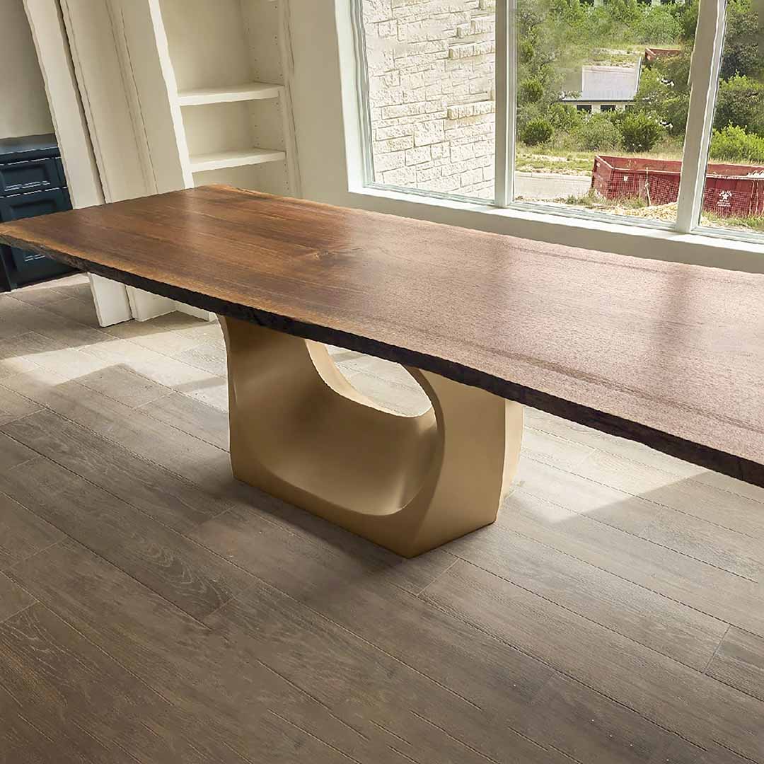 Metal Table Base - 308 Odila - 39, 23, 28H inch table legs table base wood desk trestle table Pedestal table Base round dining table steel table base granite iron trestle glass table base home and living industrial and rustic style heavy duty